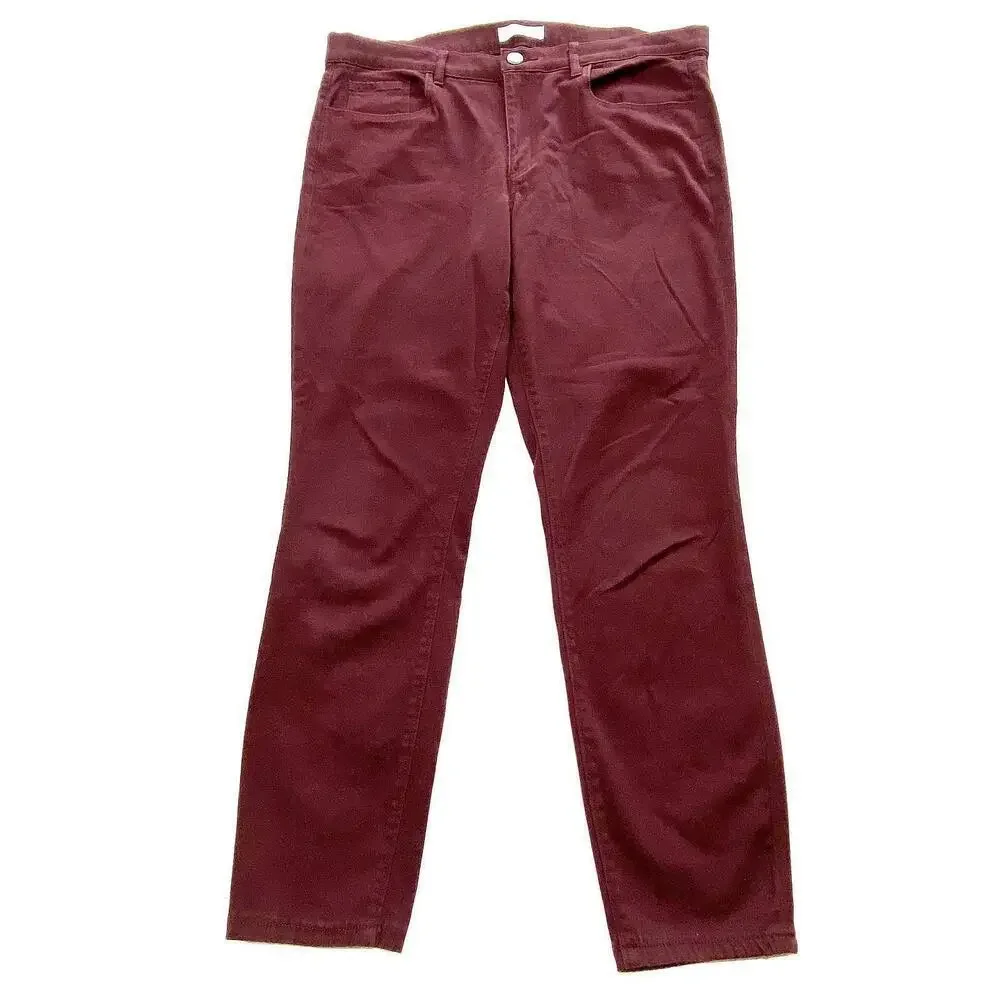 Loft Slim fit Tapered leg Women’s size 31/12 Purple Super soft Stretch Jeans